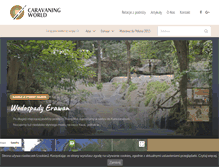 Tablet Screenshot of caravaningworld.pl